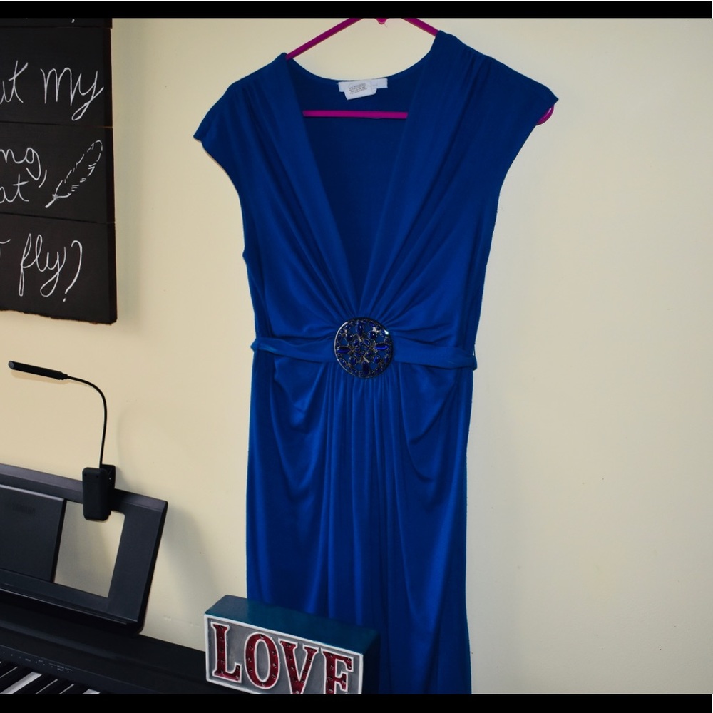 Blue dress